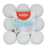 Bolsius Geurtheelichten True Scents Fresh Cotton 4 uur 18 st