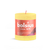 Bolsius Rustiek Stompkaars 80/68 Sunny Yellow 1 st