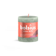 Bolsius Rustiek Stompkaars 80/68 Jade Green 1 st
