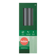 Bolsius Dinerkaarsen Stormy Grey 230/20 8 st