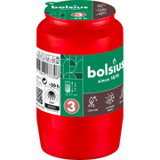 Bolsius Herdenkingslicht nr 3 rood