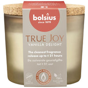 Bolsius Geurglas Met Kurk 66/83 True Joy Vanilla Delight 1 st