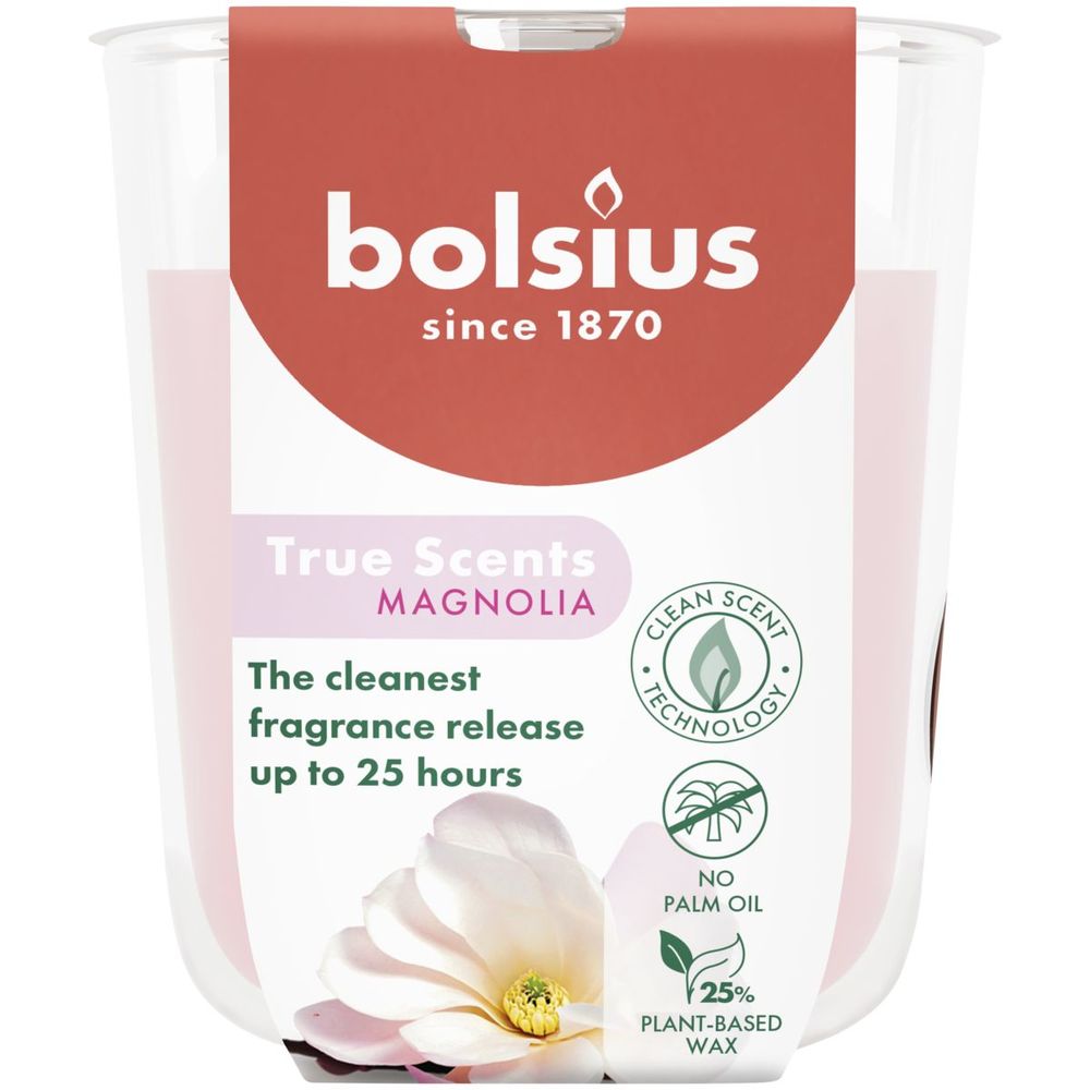 Bolsius Geurglas 80/73 True Scents Magnolia 1 st