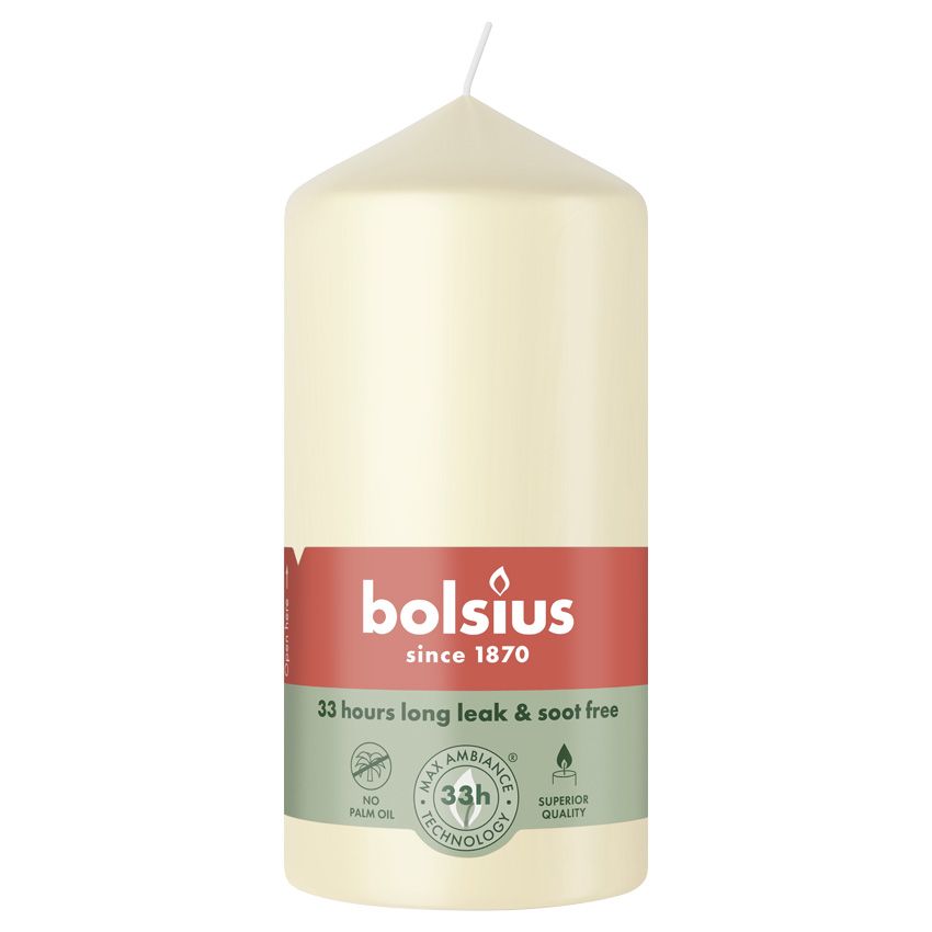 Bolsius Stompkaars 120/58 Soft Pearl 1 st