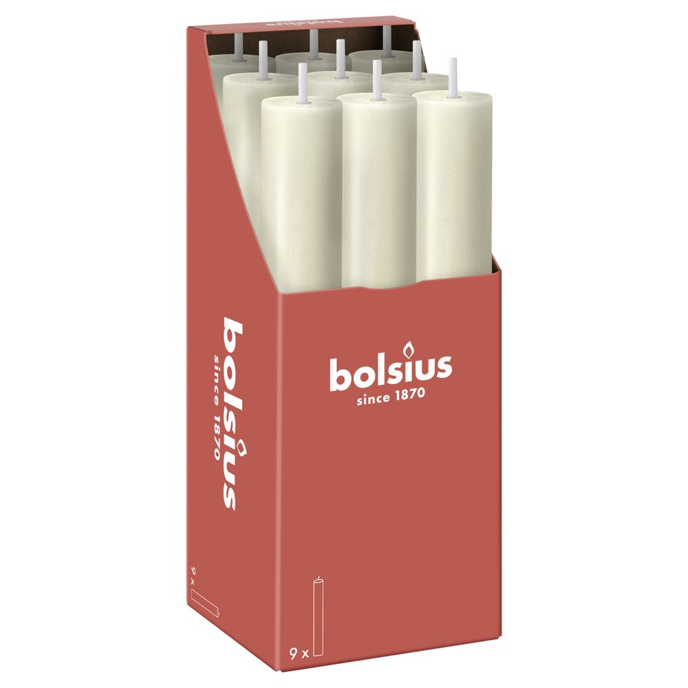 Bolsius Rustiek Tafelkaars XL Soft Pearl 1 st