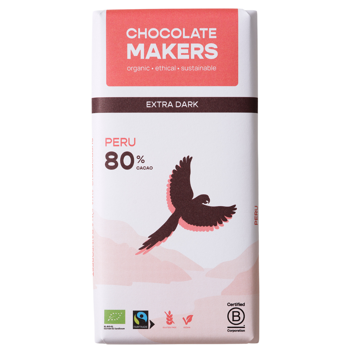 Chocolatemakers Awajun 80% puur fairtrade 80 gram