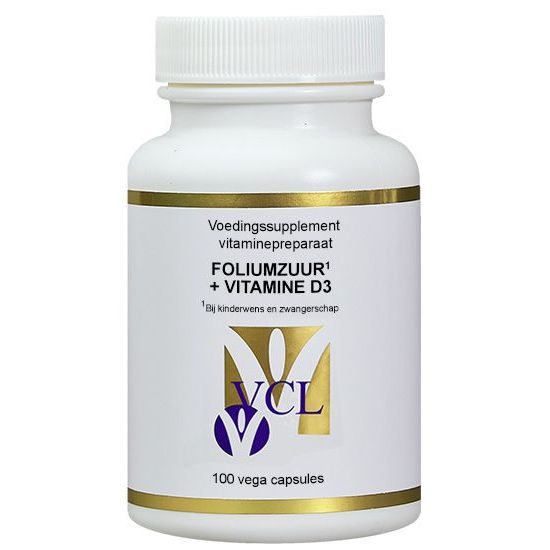 Vital Cell Life Foliumzuur + Vitamine D3 100 vcaps