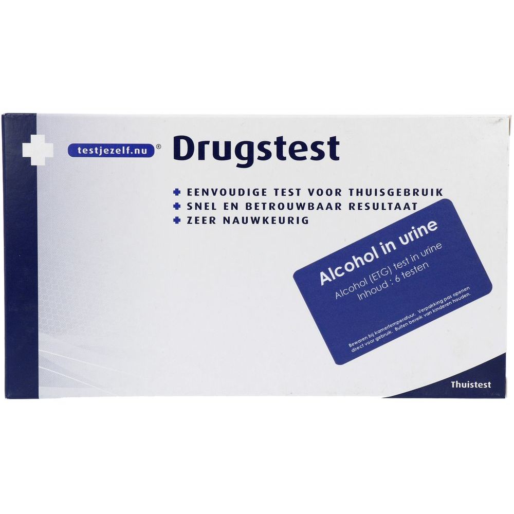Testjezelf Alcohol ETG Urinetest 6 st - Testjezelf.nu