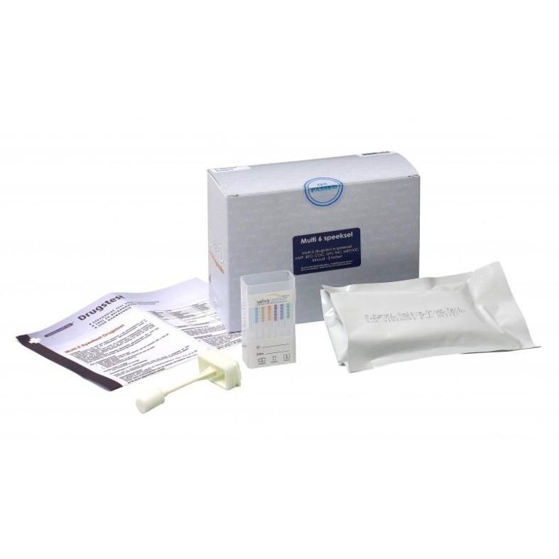 Testjezelf Drugstest Speeksel Multi 6 2 st - Testjezelf.nu