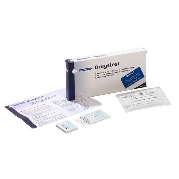 Testjezelf Drugstest Urine Multi C6 4 st - Testjezelf.nu
