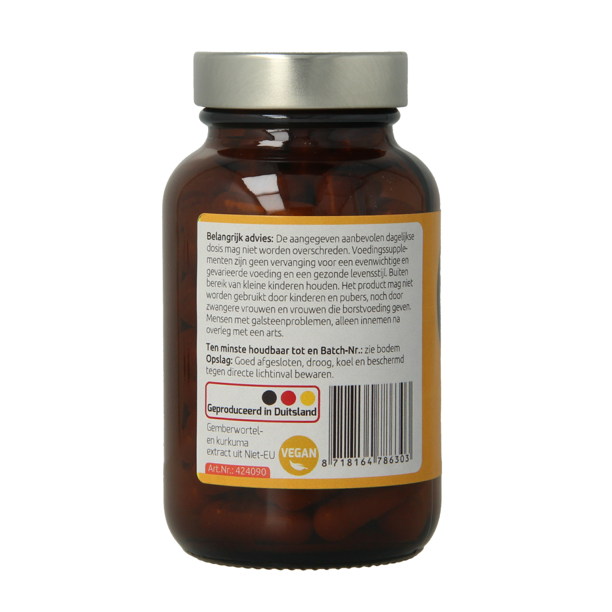 Hanoju Gember & curcuma extract 90 vcaps