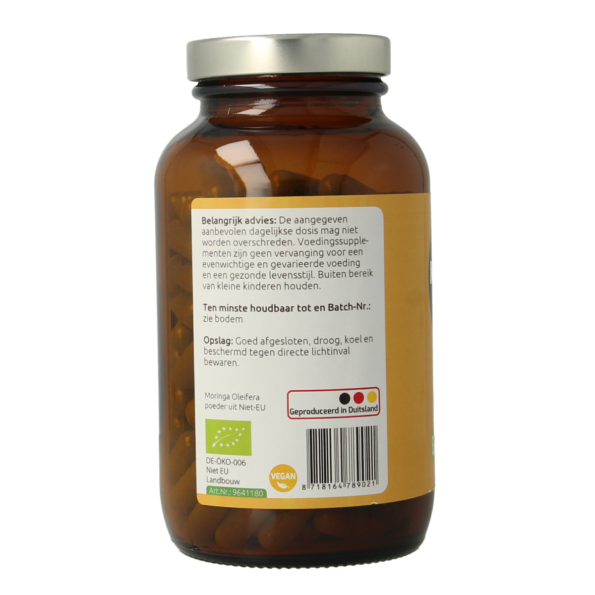 Hanoju moringa biologisch 180 capsules