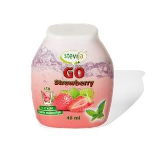 SteviJa Stevia Limonadesiroop Aardbei 40 ml