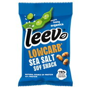 Leev lowcarb snack soyabonen met zeezout biologisch 45 gram