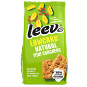 Leev Lowcarb mini crackers natural biologisch 85 gram