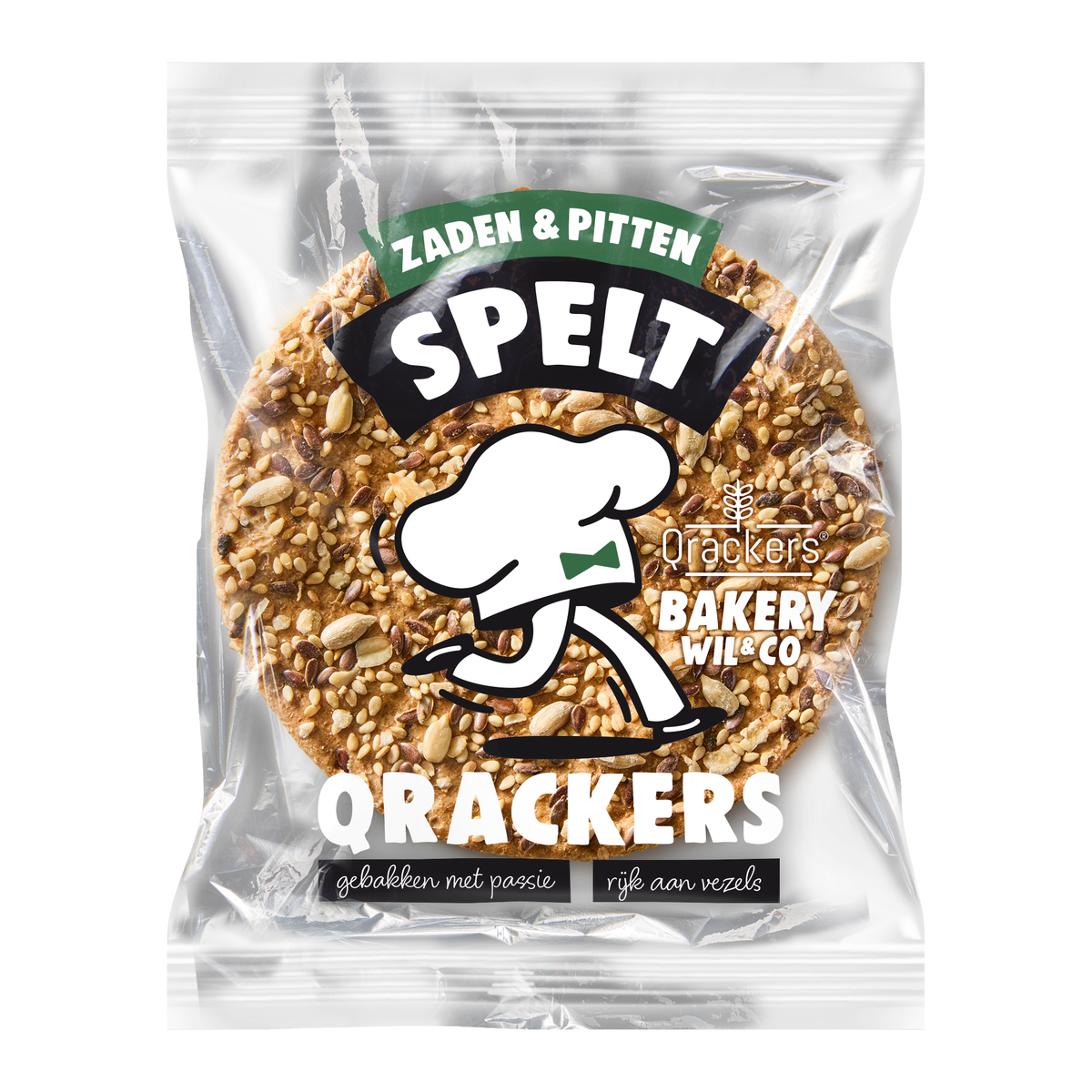 Leev Crackers spelt zaden/pitten biologisch 44 gram