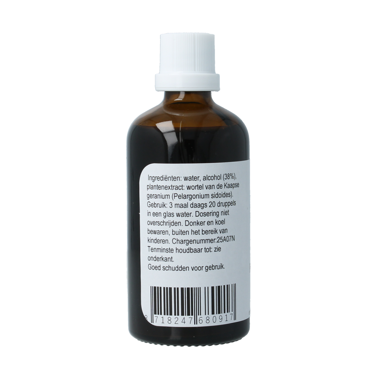 Therapeutenwinkel Pelargonium tinctuur 100 ml