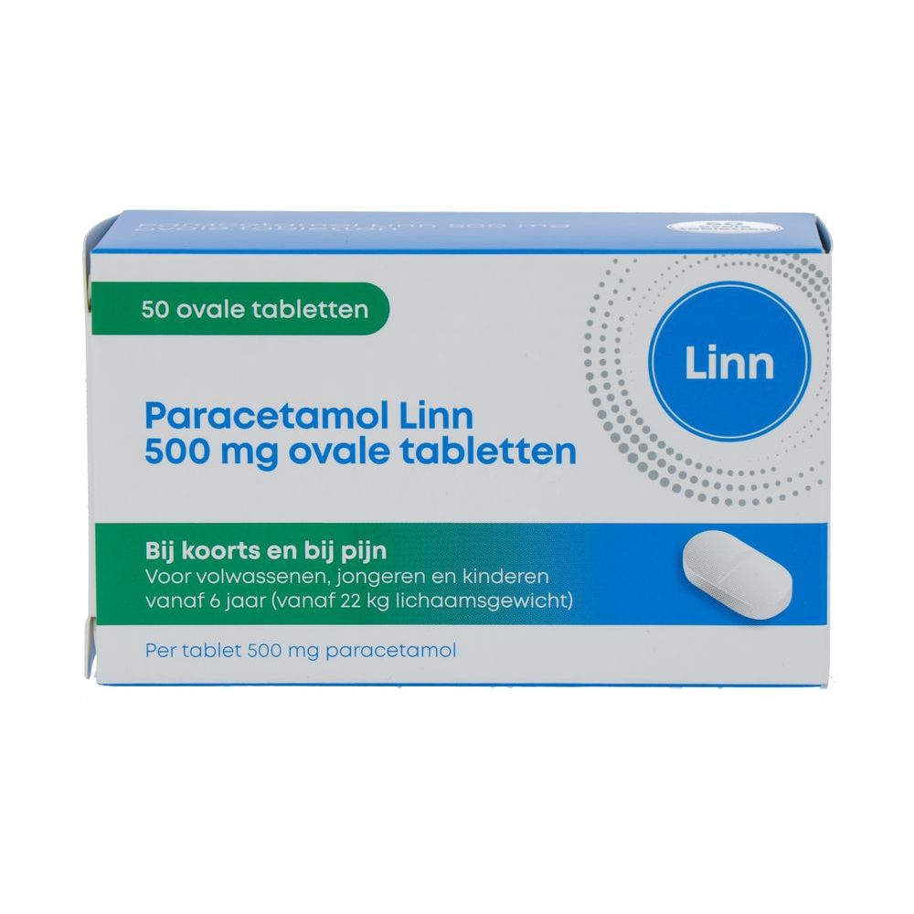 Linn Paracetamol Ovaal 500mg 50 tb
