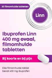 Linn Ibuprofen 400 mg wit tablet 20 tabletten
