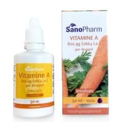 Sanopharm Emulsan Vitamine A 800mcg 50 ml