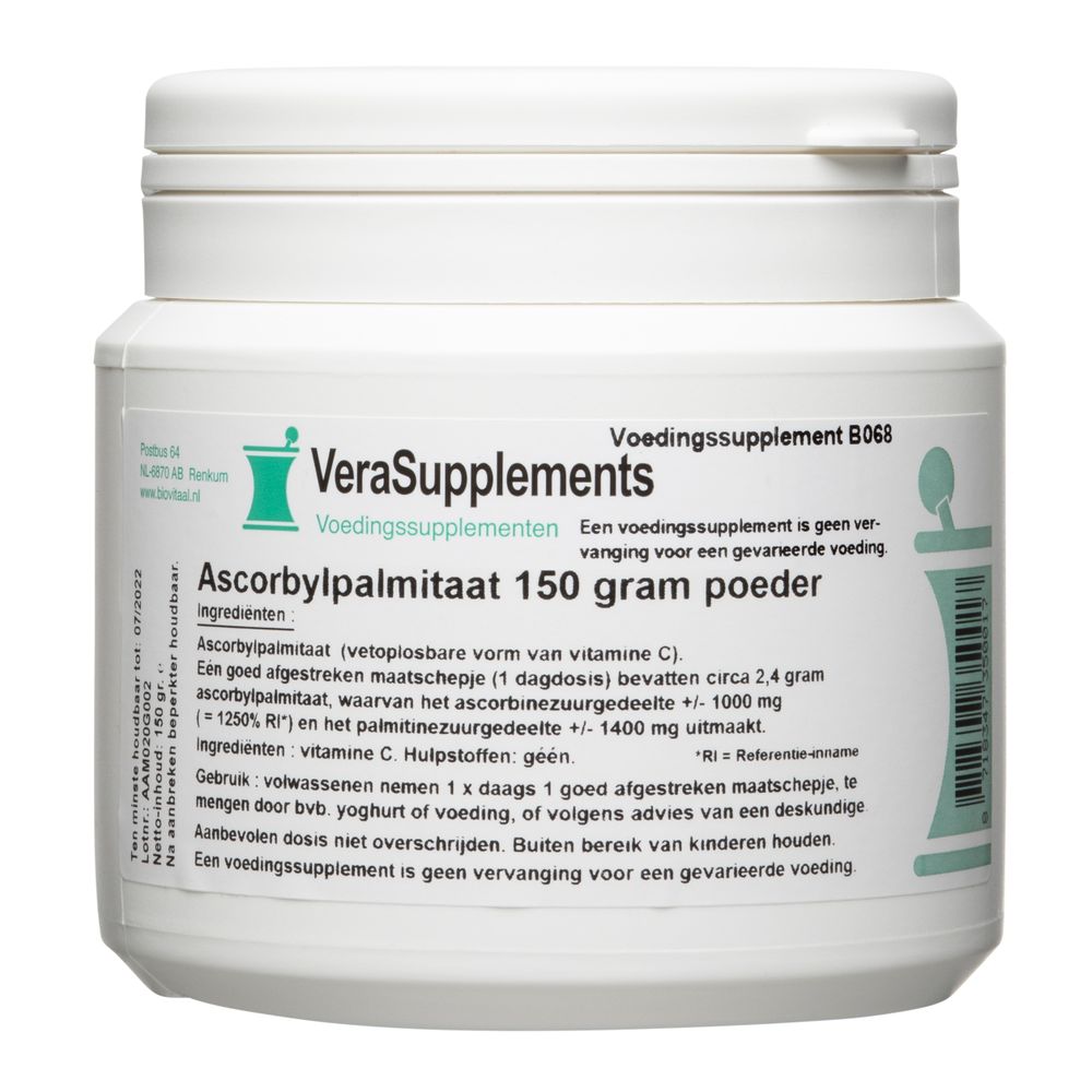 VeraSupplements Ascorbylpalmitaat Poeder 150 gr