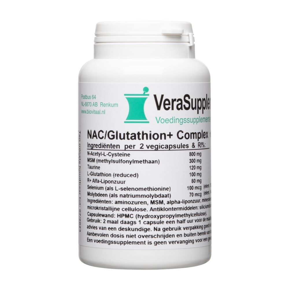 VeraSupplements NAC/Glutathion Complex Capsules 100 vcp