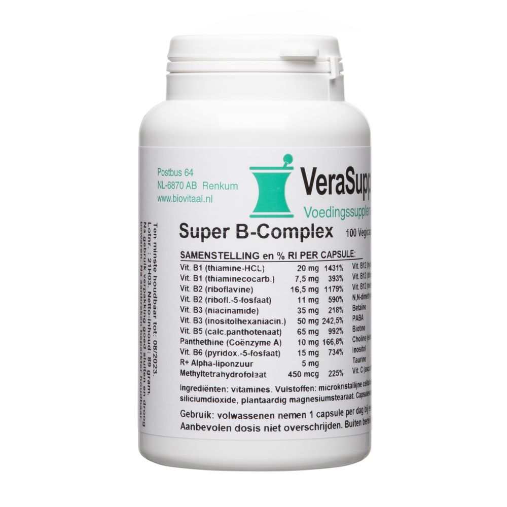 VeraSupplements Super B Complex Capsules 100 cp