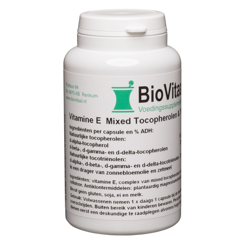 VeraSupplements Vitamine E Mixed Tocopherols - 200 I.E. Capsules 100 cp