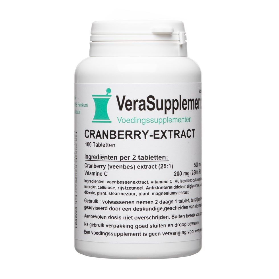 VeraSupplements Cranberry Extract Tabletten 100 tb