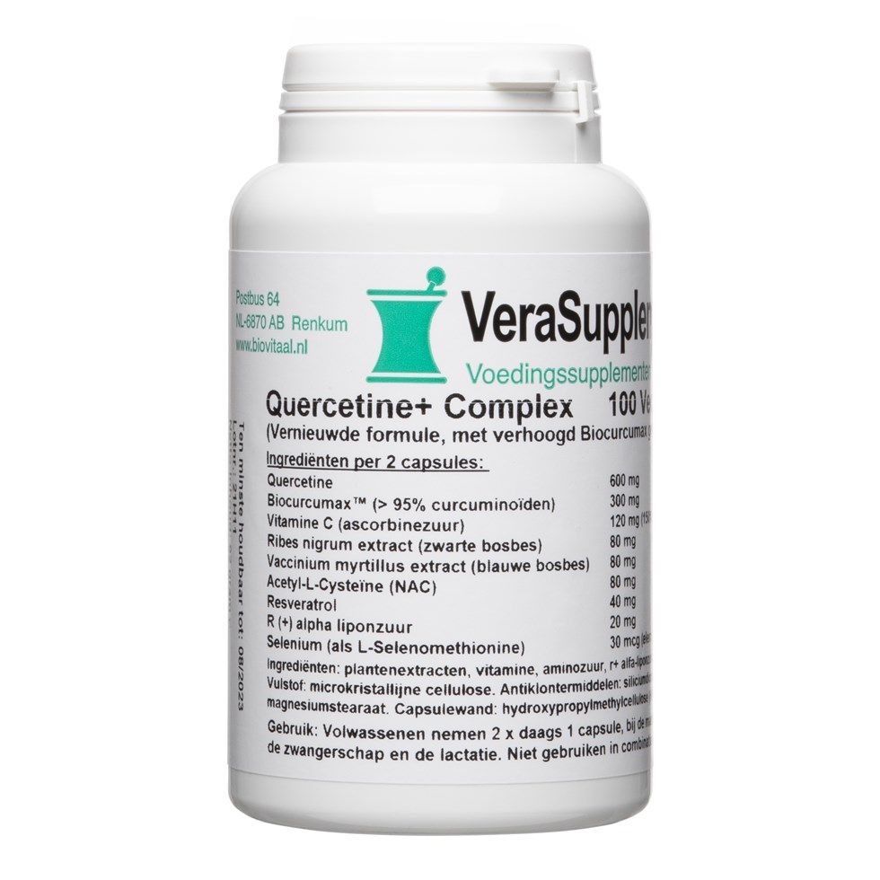 VeraSupplements Quercetine+ Complex Capsules 100 cp