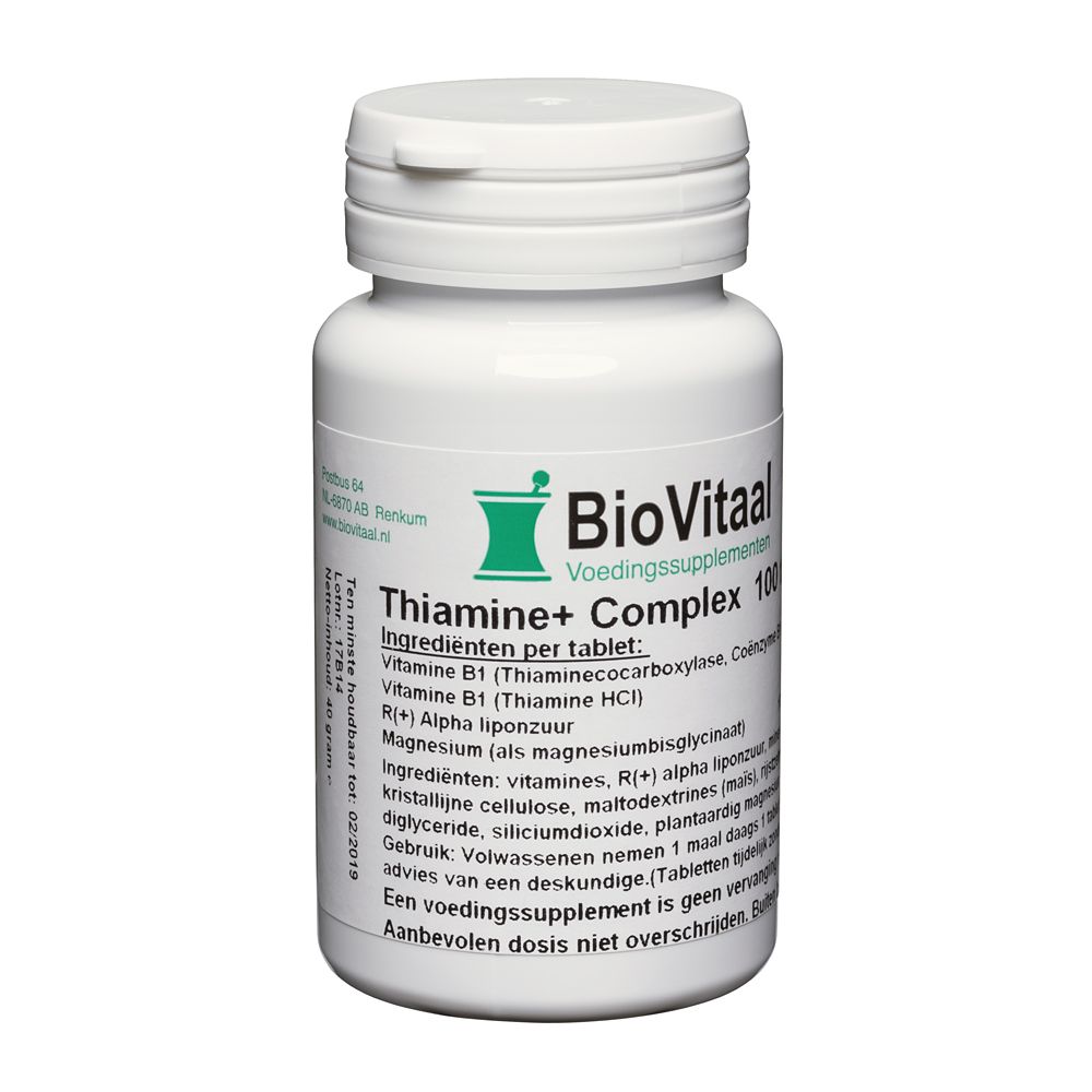 VeraSupplements Thiamine+ Complex Tabletten 100 tb
