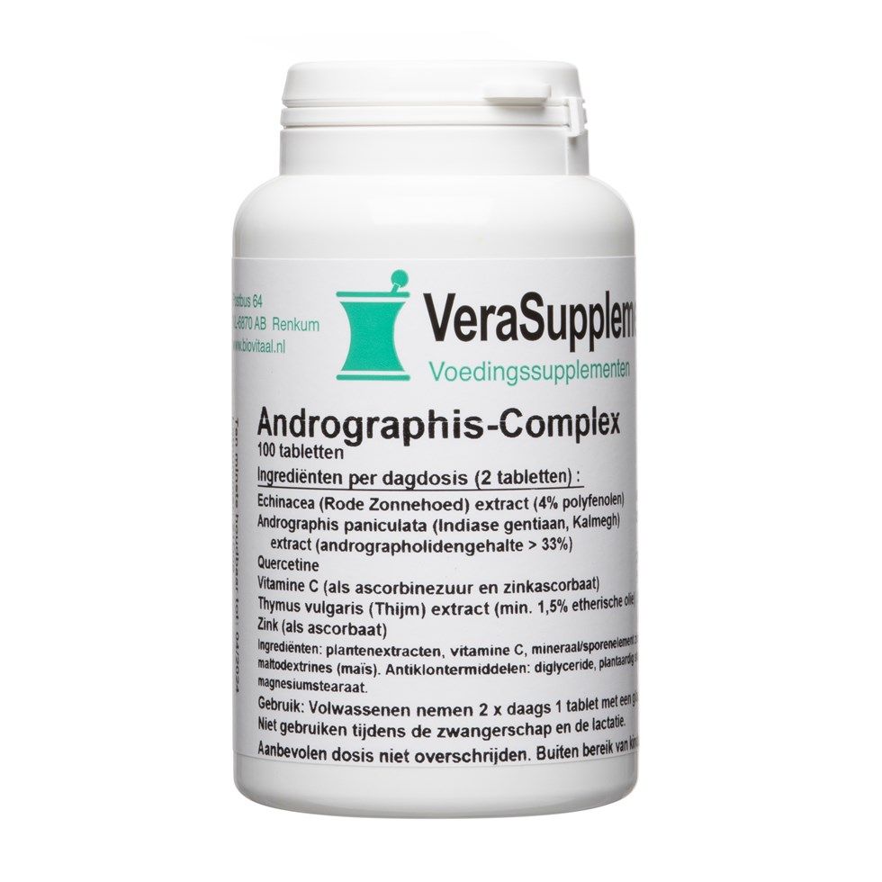 VeraSupplements Andrographis Complex Tabletten 100 tb