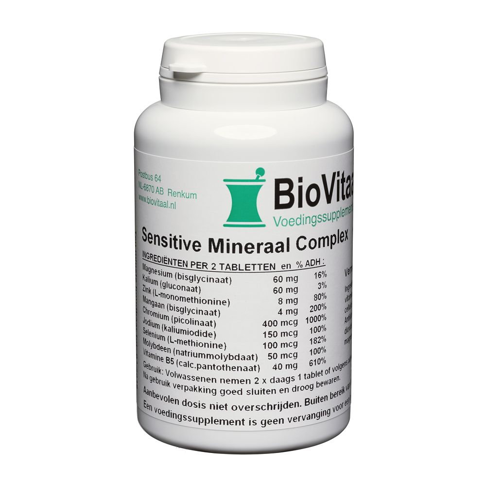VeraSupplements Sensitive Mineraal Complex Tabletten 100 tabletten