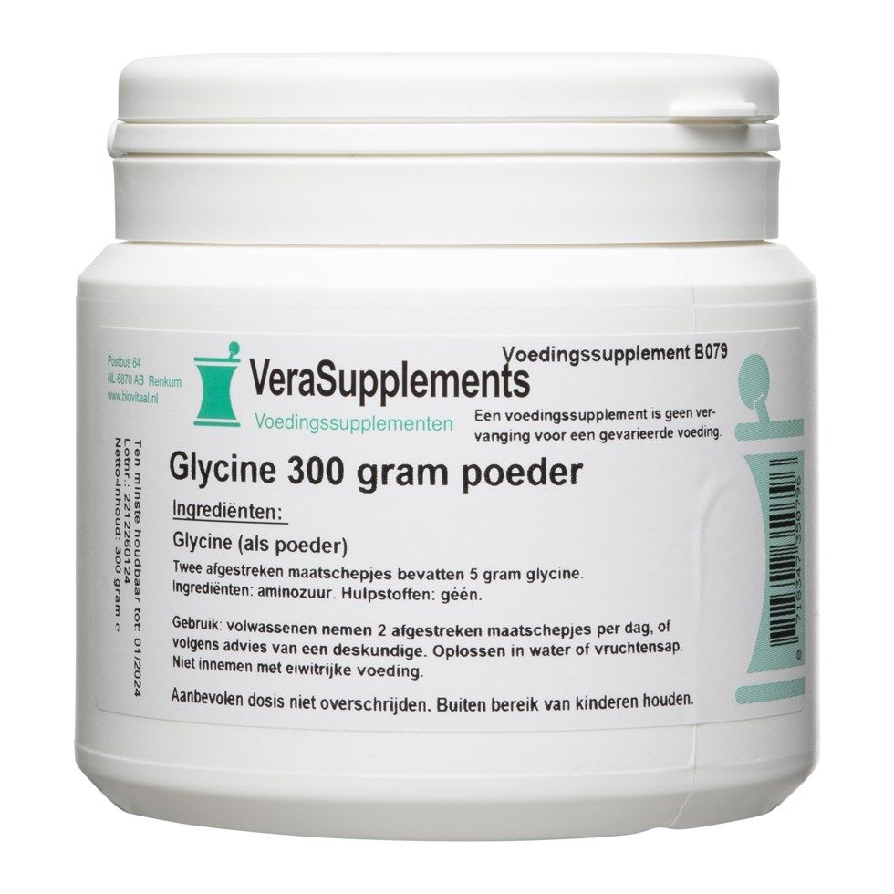 VeraSupplements Glycine Poeder 300 gr