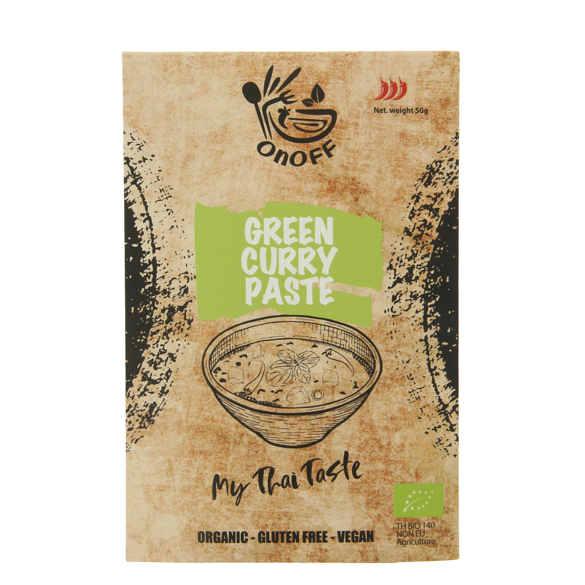 Onoff Thaise groene currypasta 50 gram