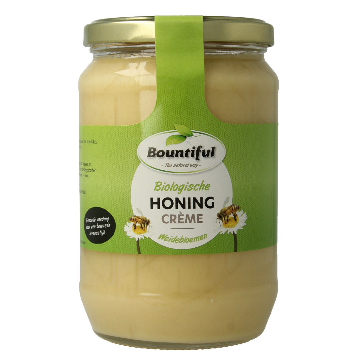 Bountiful Honing weidebloemen creme biologisch 900 gram