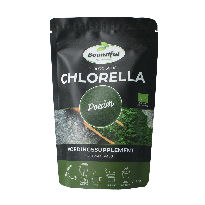 Bountiful Chlorella poeder bio 150 gram