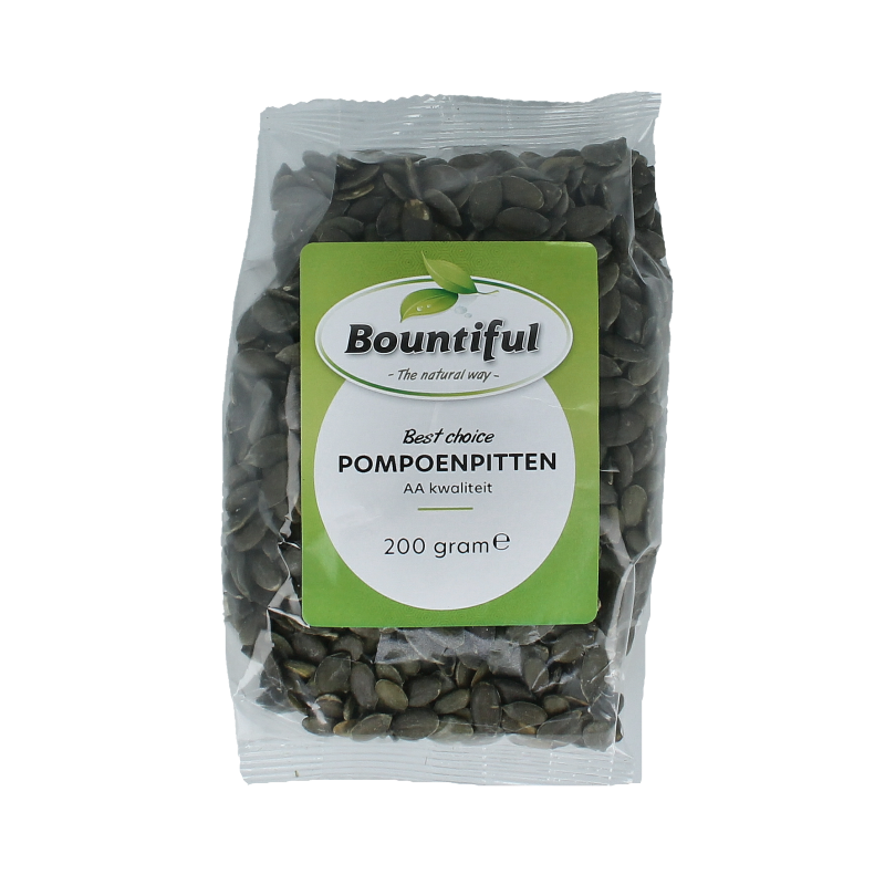 Bountiful Pompoenpitten klasse AA 200 gram
