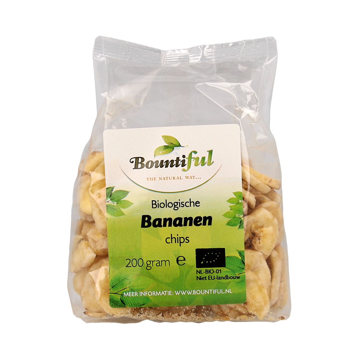 Bountiful Bananen chips 200 gram