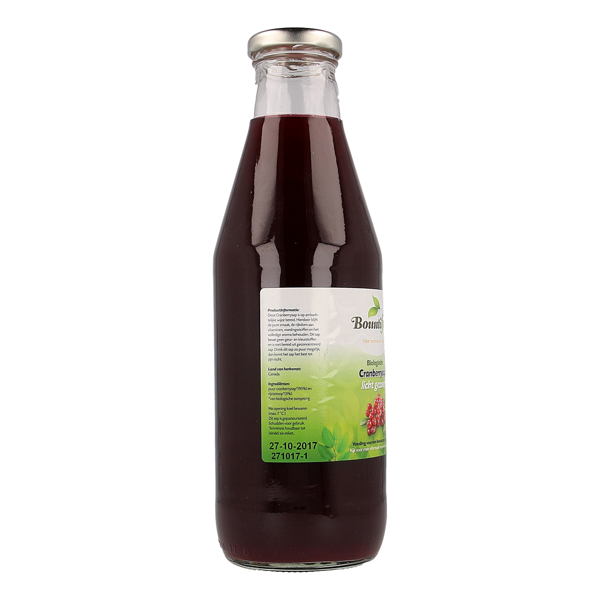 Bountiful Cranberry sap gezoet 750 ml