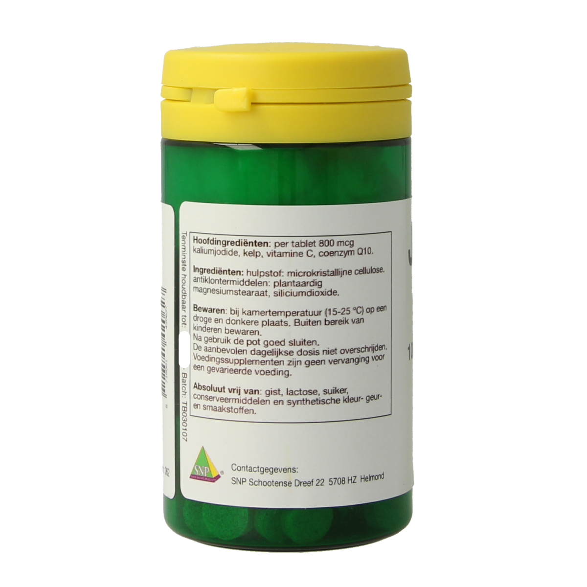 SNP Jodium 800 mcg + Q10 100 tabletten