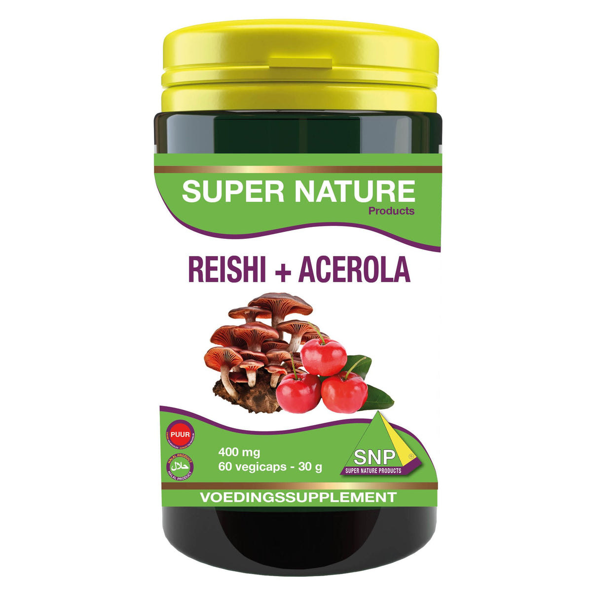 SNP Reishi acerola 400 mg puur 60 capsules
