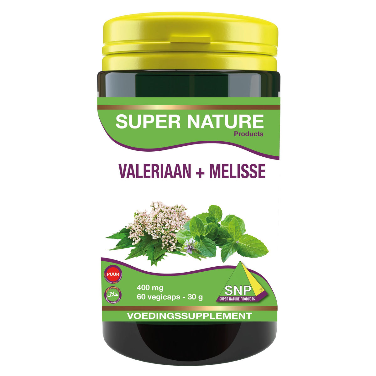 SNP Valeriaan melisse 400 mg puur 60 capsules