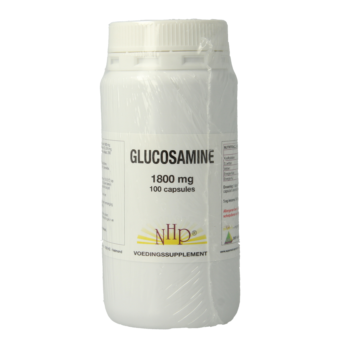 NHP Glucosamine 1800 mg 100 capsules