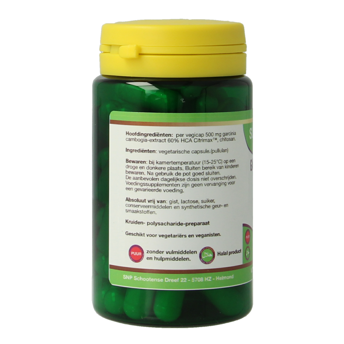 SNP Garcinia cambogia chitosan 500 mg puur 60 capsules