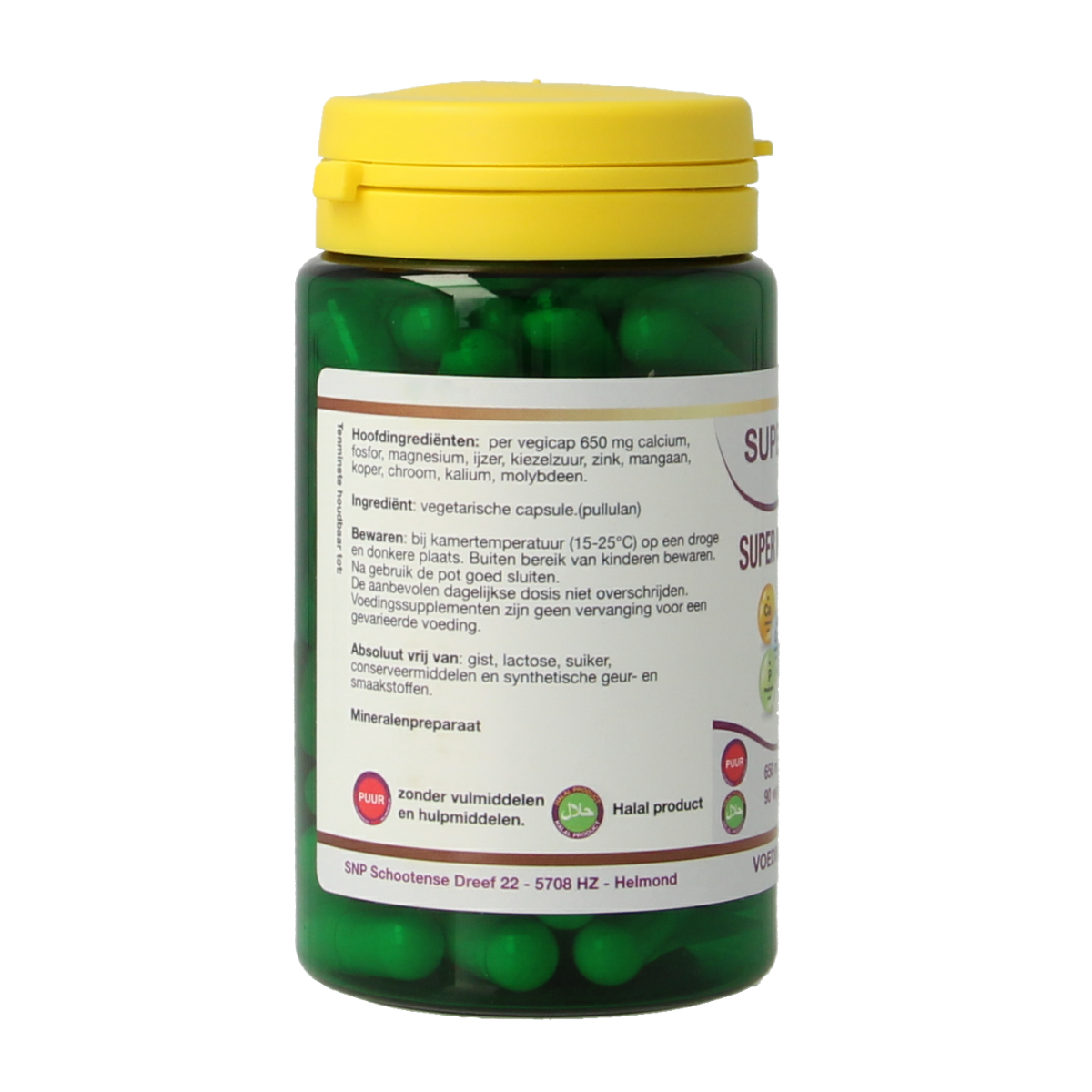 SNP Super multi mineralen 650 mg puur 90 capsules