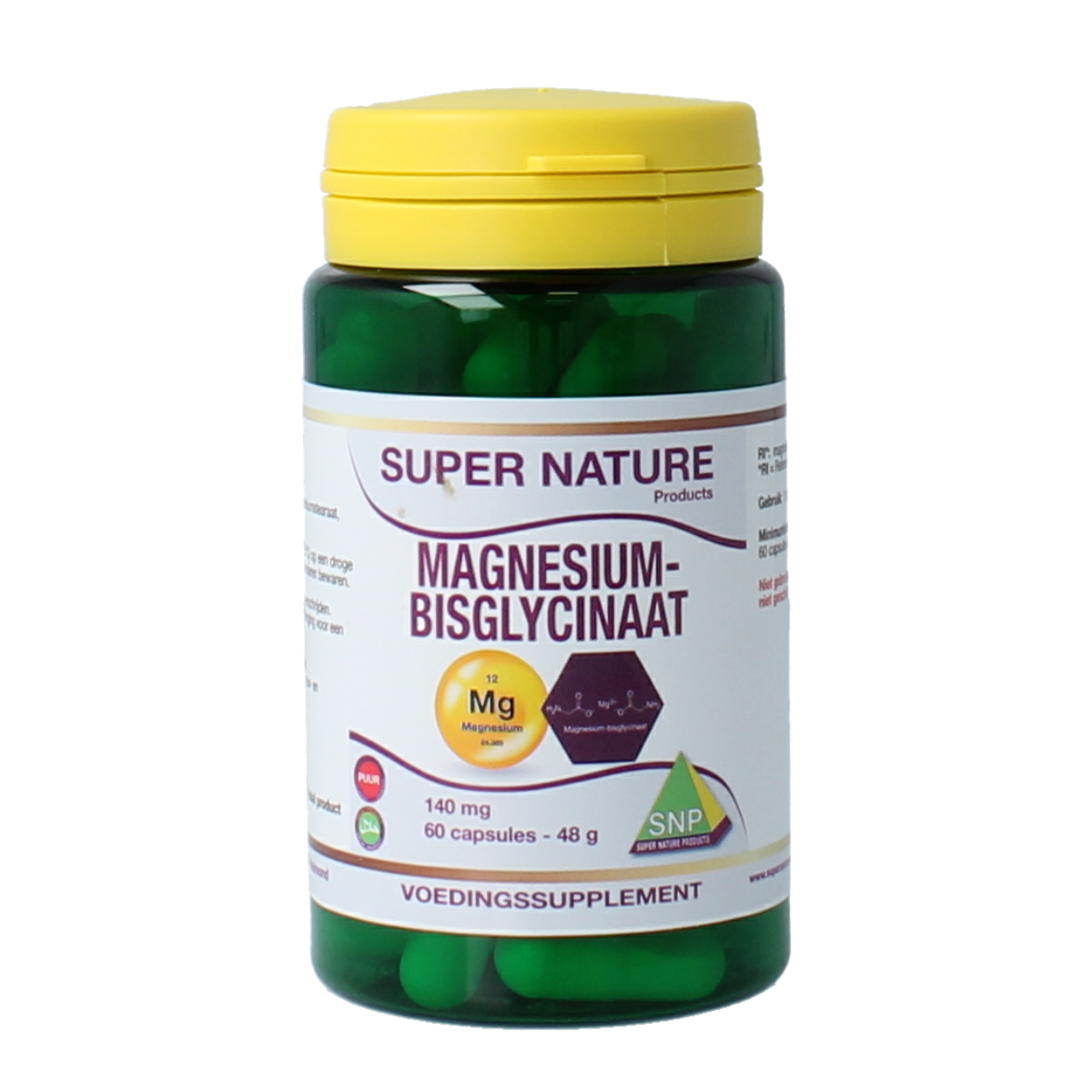 SNP Magnesium bisglycinaat 140 mg 60 capsules