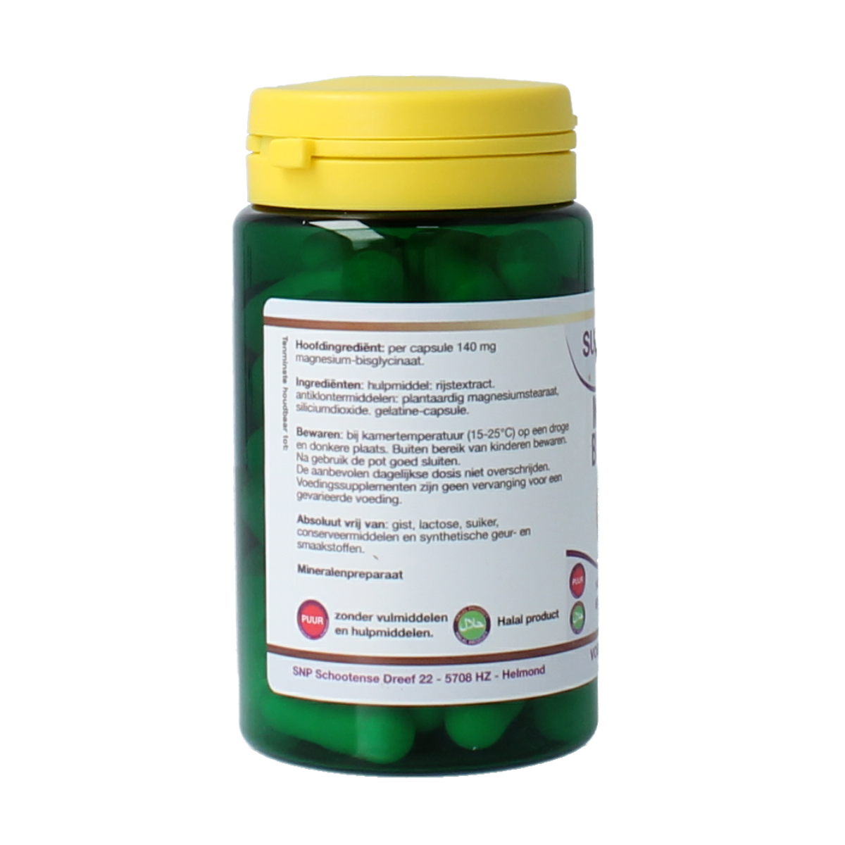 SNP Magnesium bisglycinaat 140 mg 60 capsules