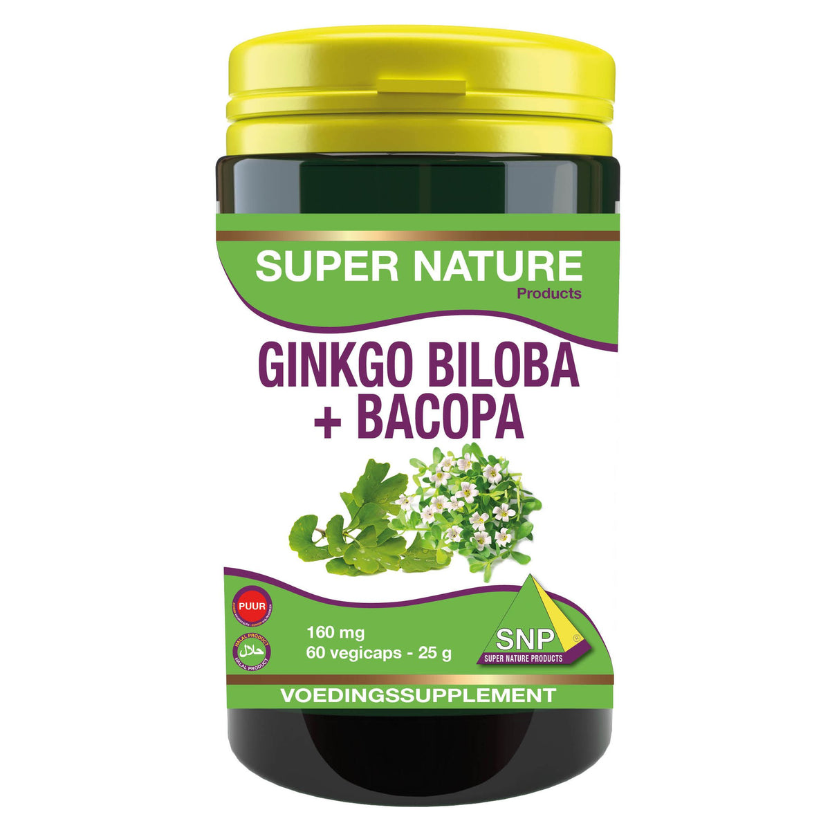 SNP Ginkgo biloba met bacopa 60 capsules