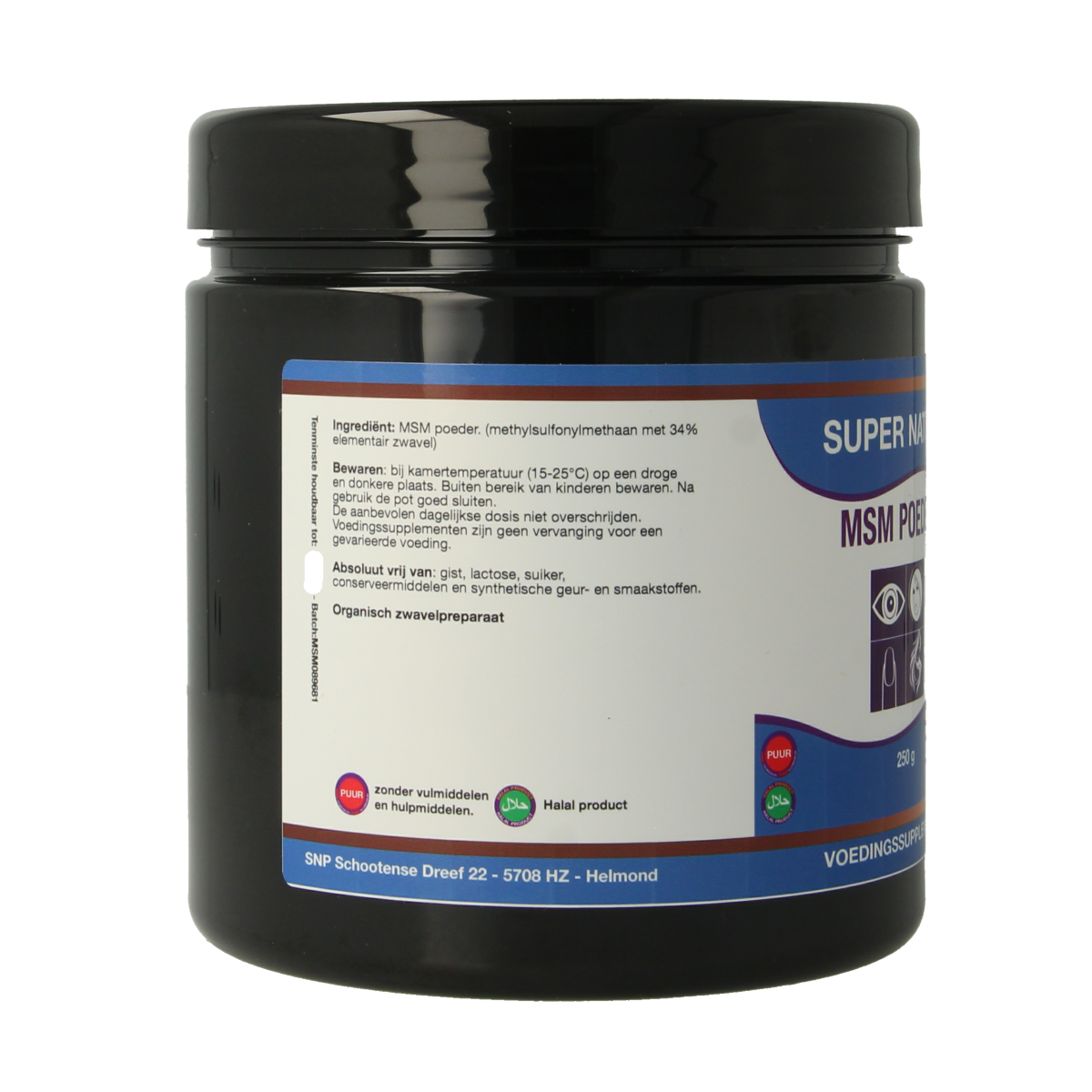 SNP MSM zwavel poeder 250 gram